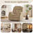 39.3" Wide Modern Plush Heated Massage Manual Recliner-1024799589