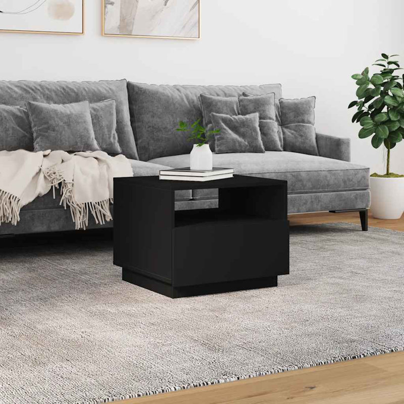 Carrel Frame Coffee Table, Black