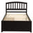 Twin Platform Storage Bed Wood Bed Frame With Two Drawers And Headboard-1334453500