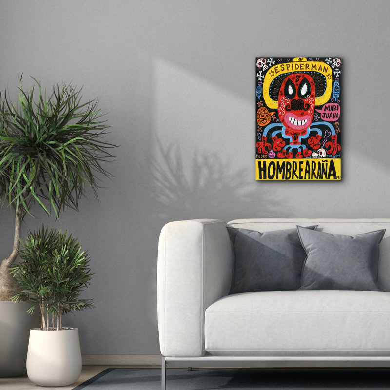 «Epic Graffiti», "Peter Parker" par Jorge R. Gutierrez, art mural sur toile, 18 po x 26 po, H 26 po x l 18 po