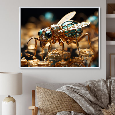 Gilded Expedition Gold Ant sur toile