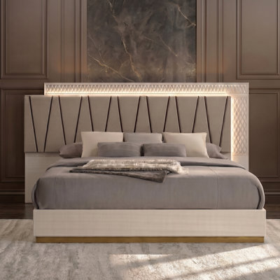 Stanley Queen Bed Gray