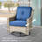 High Density Pe Cane Outdoor Sofa With Stove And Swivel Chair-533559673