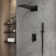 Rainier 22" Rainfall Complete Shower System with with Rainfall & Waterfall Spray, Handheld and Rough-in Valve Included
