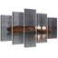 Zen Spa Candle - 5 Piece No Frame Print on Canvas-1969815534