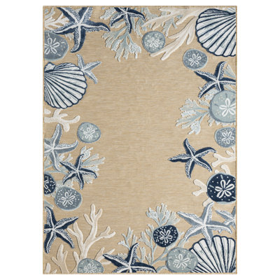 Tapis intérieur / extérieur Coastal Border
