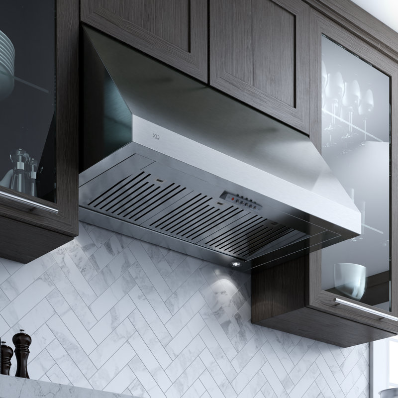 Hotte sous un meuble convertible 36" professional 600 cfm