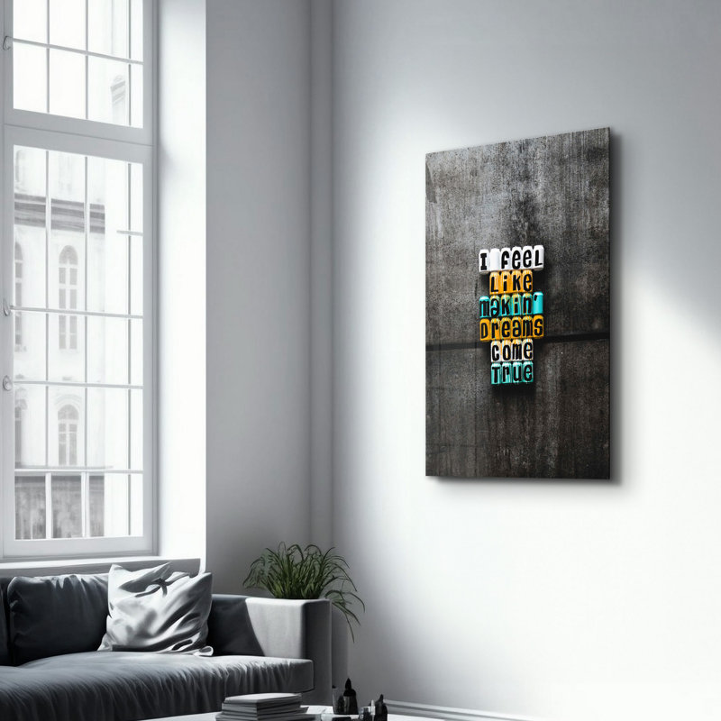 Elegant Tempered Glass Wall Art Painting, 13.8 x 21.7 inches | 100% Tempered Glass, Thickness: 0.16 inches | UV Printed for Vibrant Colors | Perfect for Home Decor, Living Room, & Office Spaces