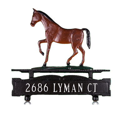 Metal Mailbox Sign