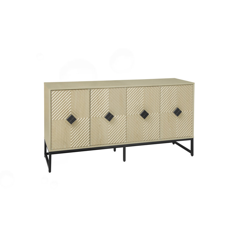 Buffet avec rangement, Beige