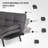 Merisha Upholstered 71'' Reclining Sleeper Sofa