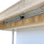 Table de salle à manger de 160 à 200 cm avec siège Nuance en bois vieilli, extensible, 6 à 10 personnes, chêne blanc, style extensible