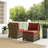 Deo Wicker Outdoor Armless Lounge Chair-530758798-530758799