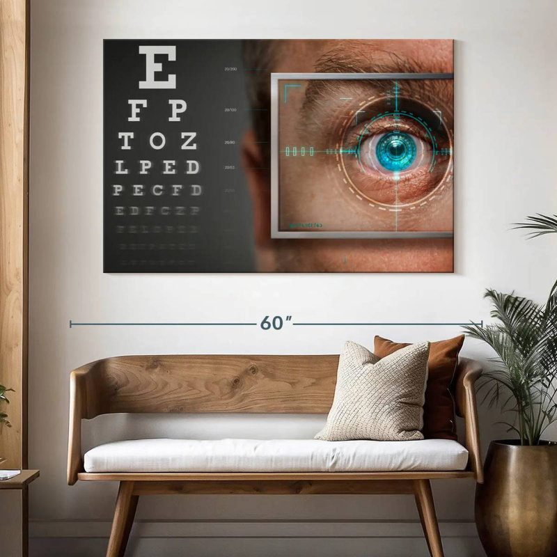 Alcaraz Blue Vision, 34" H x 51" W