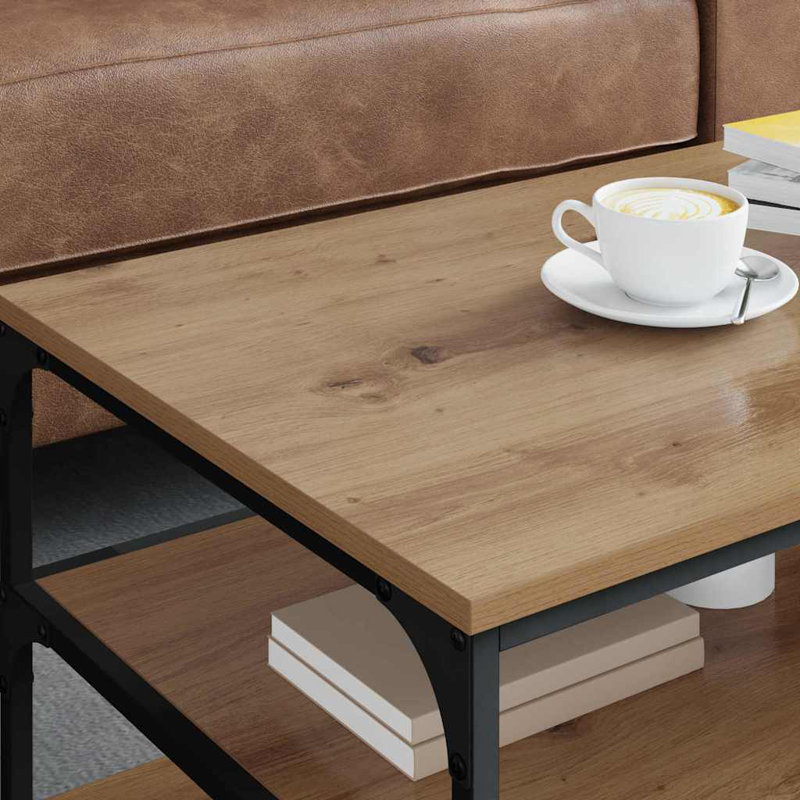 Coffee Table with Storage, Artisan Oak