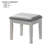 Contemporary Style 1Pc Vanity Set  Mirror LED Lights Storage Drawers Wooden Glides Stool Included Bedroom Furniture