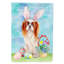 Polyester à 2 côtés 40 x 28 po. lapin de pâques drapeau maison-38457777