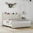 Wingback Upholstered Platform Bed Frame With Galaxy Projector, Diamond Button Headbaord, USB Charger, Music Speaker-272735468-272735463