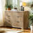 Jahree 47.24" W 6-Drawer Manufactured Wood Dresser-1975266353