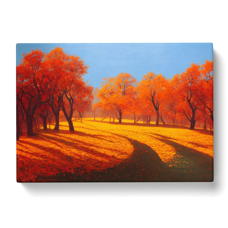 A Soulful Autumn Forest - Wrapped Canvas, 35cm H x 50cm W x 3cm D
