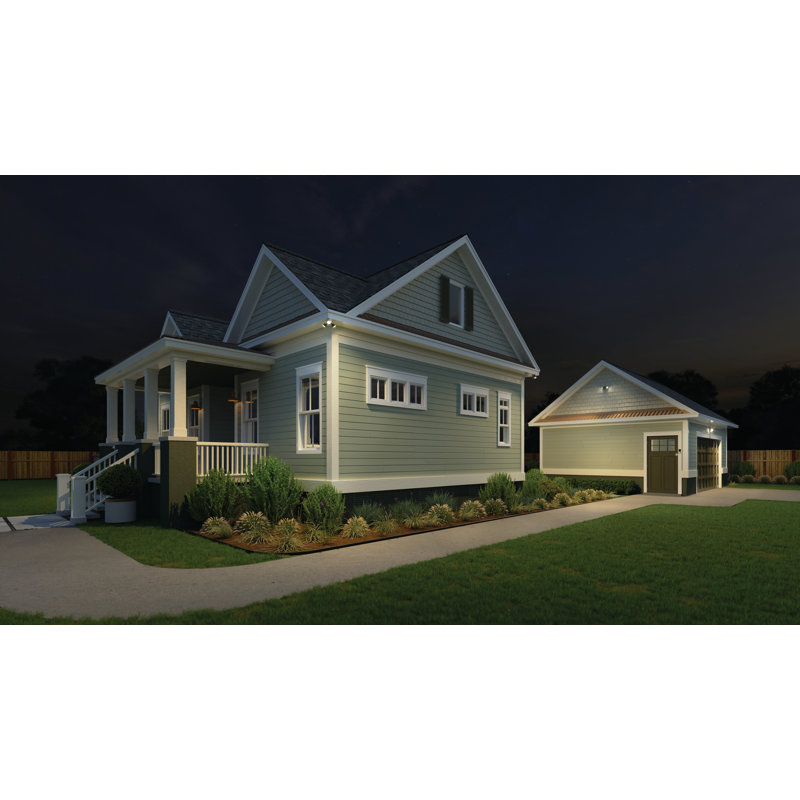 White Dual Head LED Security Flood Light with Motion Sensor