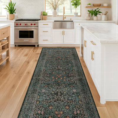 Tapis de couloir de cuisine lavable antidérapant