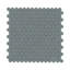 Carreau de mosaïque en porcelaine brillante 11 po x 12 po Blue Maris Penny