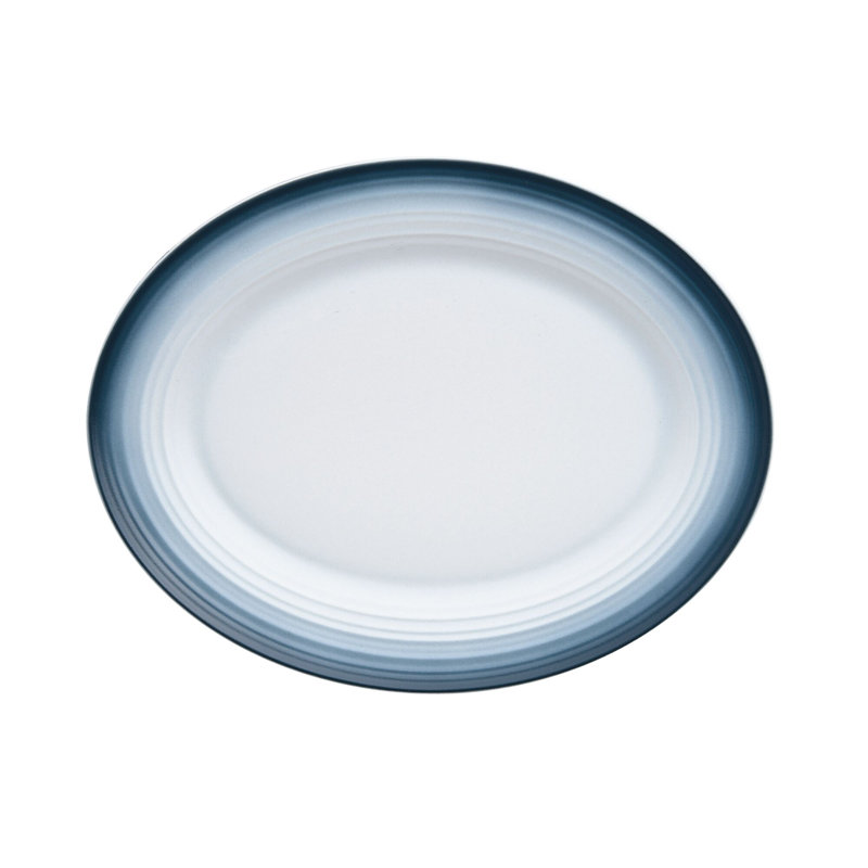 Swirl Ombre 13.75 in. Oval Platter