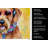 Airedale Terrier Hippie Dawg Kitchen Towel