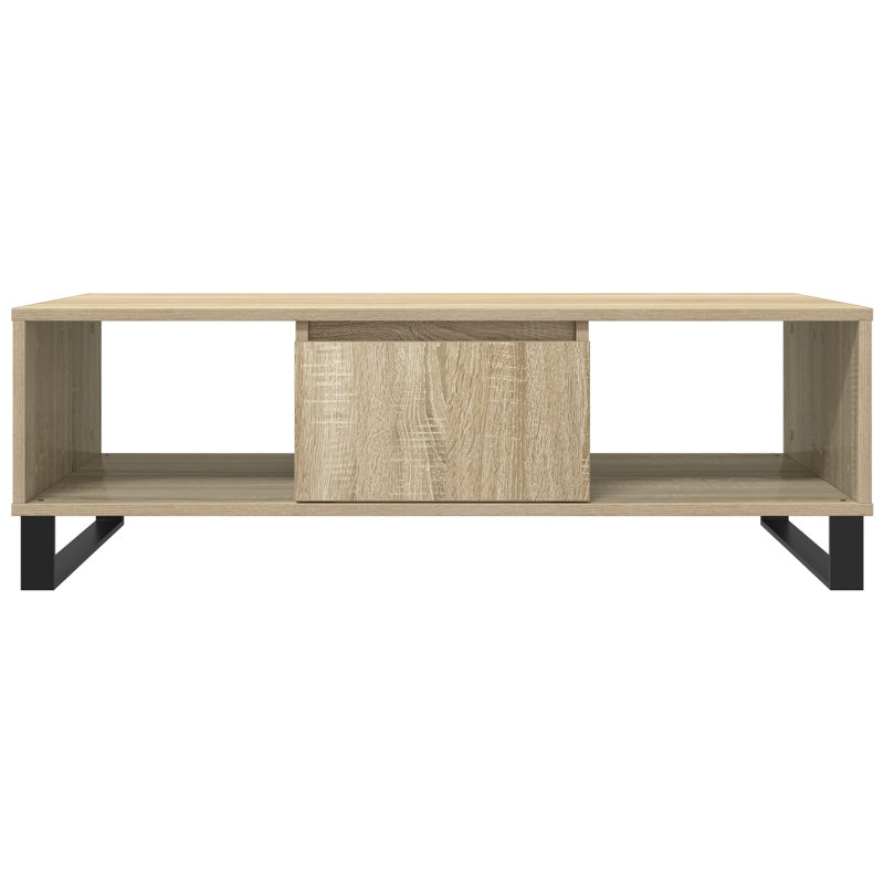 17 Stories Coffee Table 104X60x35 Cm Engineered Wood, Sonoma Oak