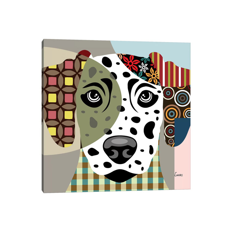 Dalmatian by Lanre Studio - Wrapped Canvas Print, 45.72cm H x 45.72cm W x 1.905cm D
