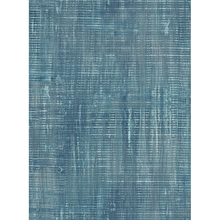 Homlpope Pattern Wallpaper Roll, Azure Blue - Wayfair Canada