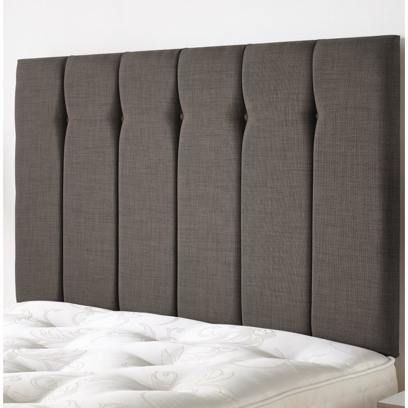 Altair Upholstered Headboard, Small Double (4'), Ebony