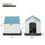 Niche pour chien portable en plastique Durgabai-2089960166