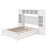 Full Wooden Bed With All-In-One Cabinet And Shelf-994794458