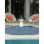 Tapis d'extérieur Unique Loom Collection Solid (Octogonal 5' Bleu/Bleu marine)