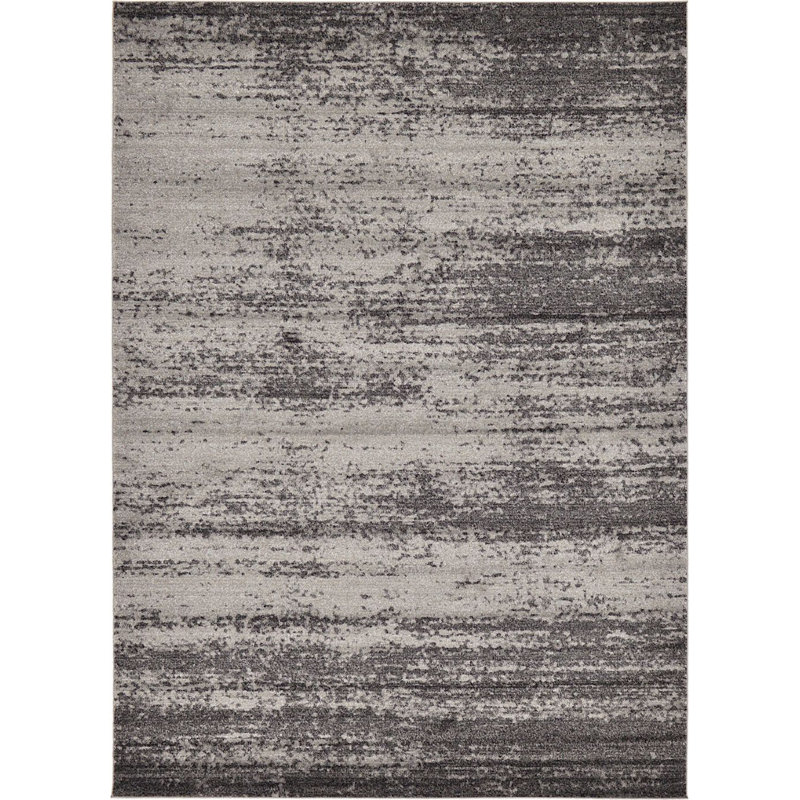 Tapis gris foncé Croslin, Rectangle 9 pi x 12 pi