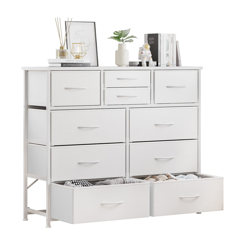 Commode double 39 tiroirs Lothair, Blanc