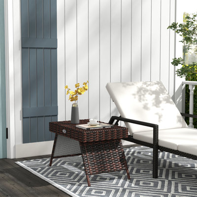 Stgermain Rectangular Outdoor Side Table