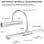 Daemar Chrome Swing Arm Sconce