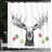 Mixed Shower Curtain with Hooks Included-22028110