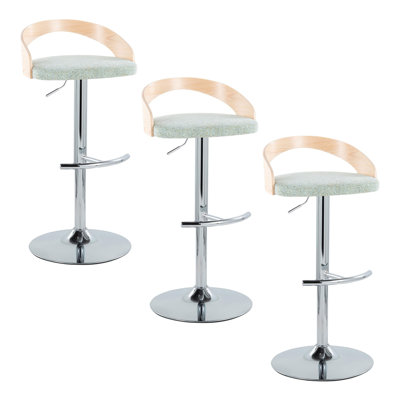 Adjustable Height Barstool with Swivel