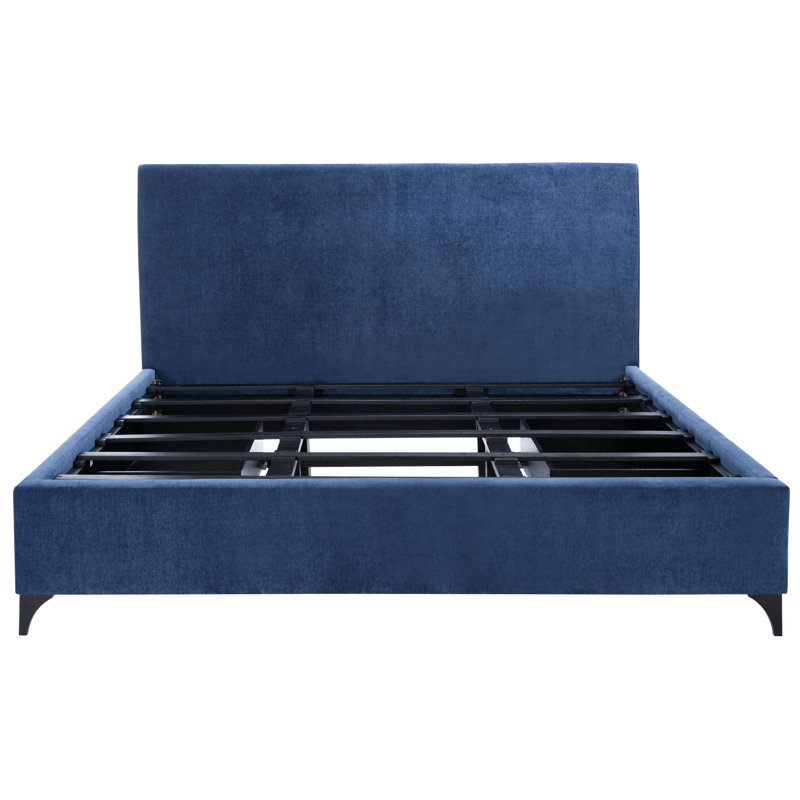 Biller Upholstered Storage Bed, Navy, King