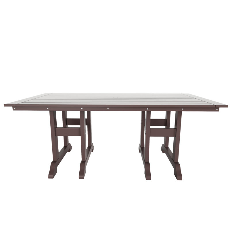 Table de salle à manger Laguna, Marron foncé
