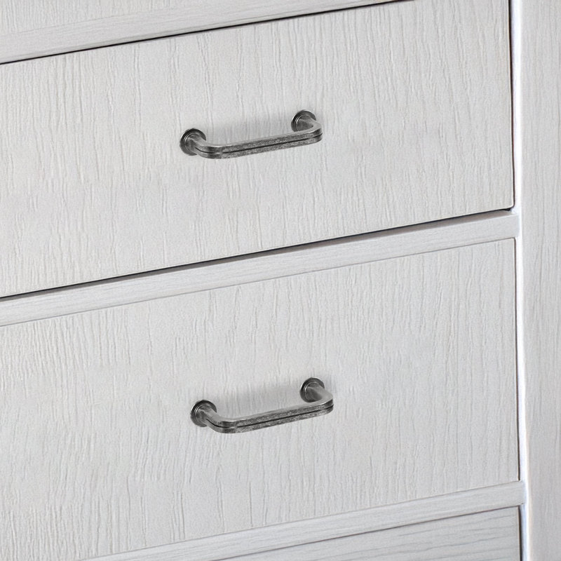 Ensemble de 8 poignées de tiroir Lumi Home Furnishings Classic, nickel antique, paquet de 8, Antique Nickel, 3"