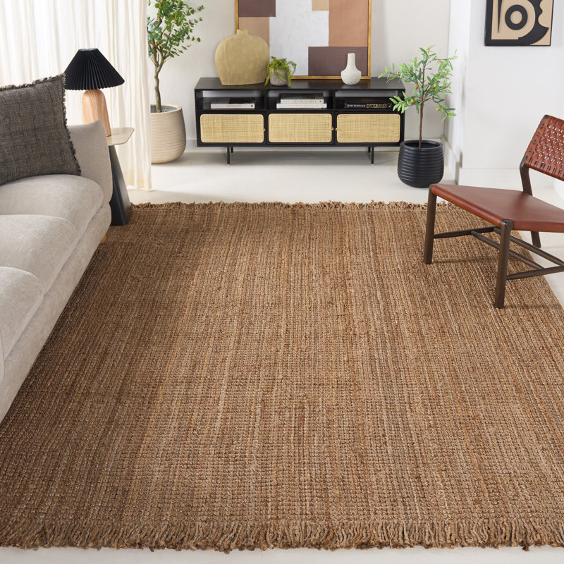 Heathfield Natural Hand-Knotted Brown Rug