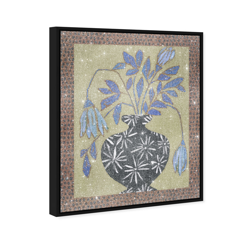 Rust & Sage Still Life Print by Oliver Gal, 46"H x 37"W, Black Floater Frame