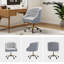 Chaise de travail en velours Doreen-1220209886