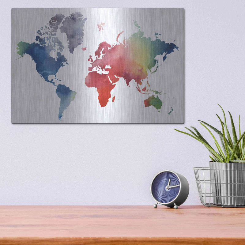 «Rainbow World» par Grace Popp, H 12 po x l 16 po