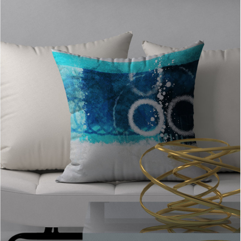Housse de coussin carrée/insert, 18 po x 18 po
